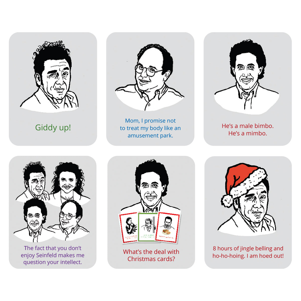 Seinfeld 2025 desk calendar Design Corner Online