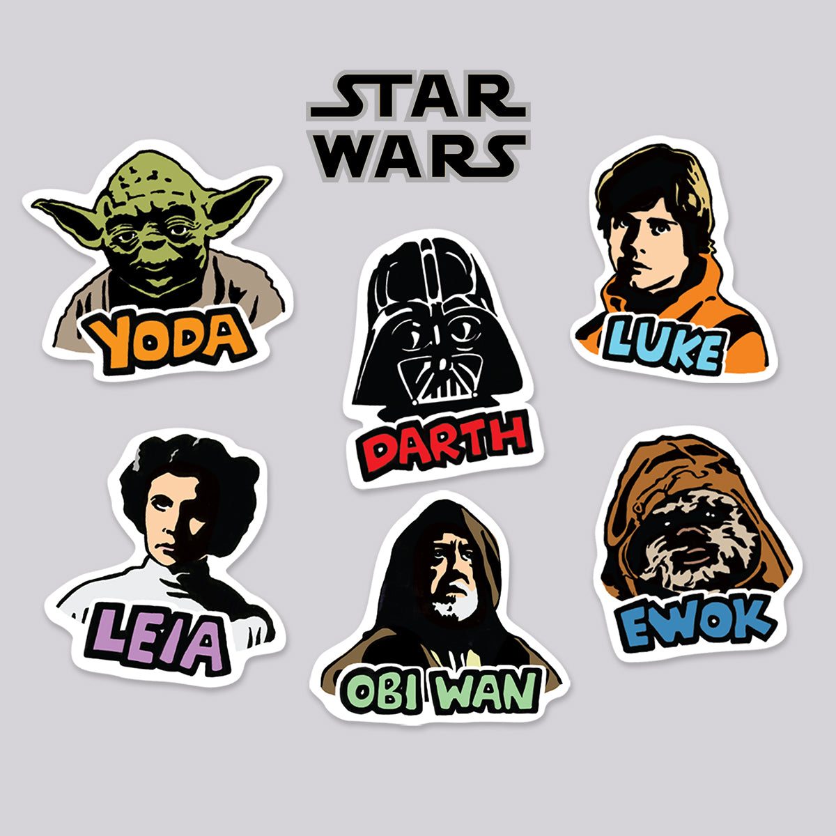Star Wars Die Cut Sticker Pack No