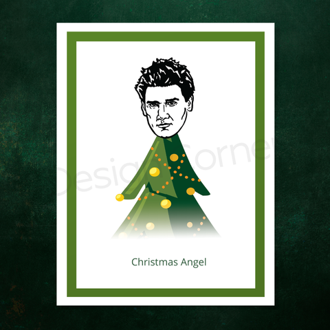 Buffy the Vampire Slayer Angel Christmas Card