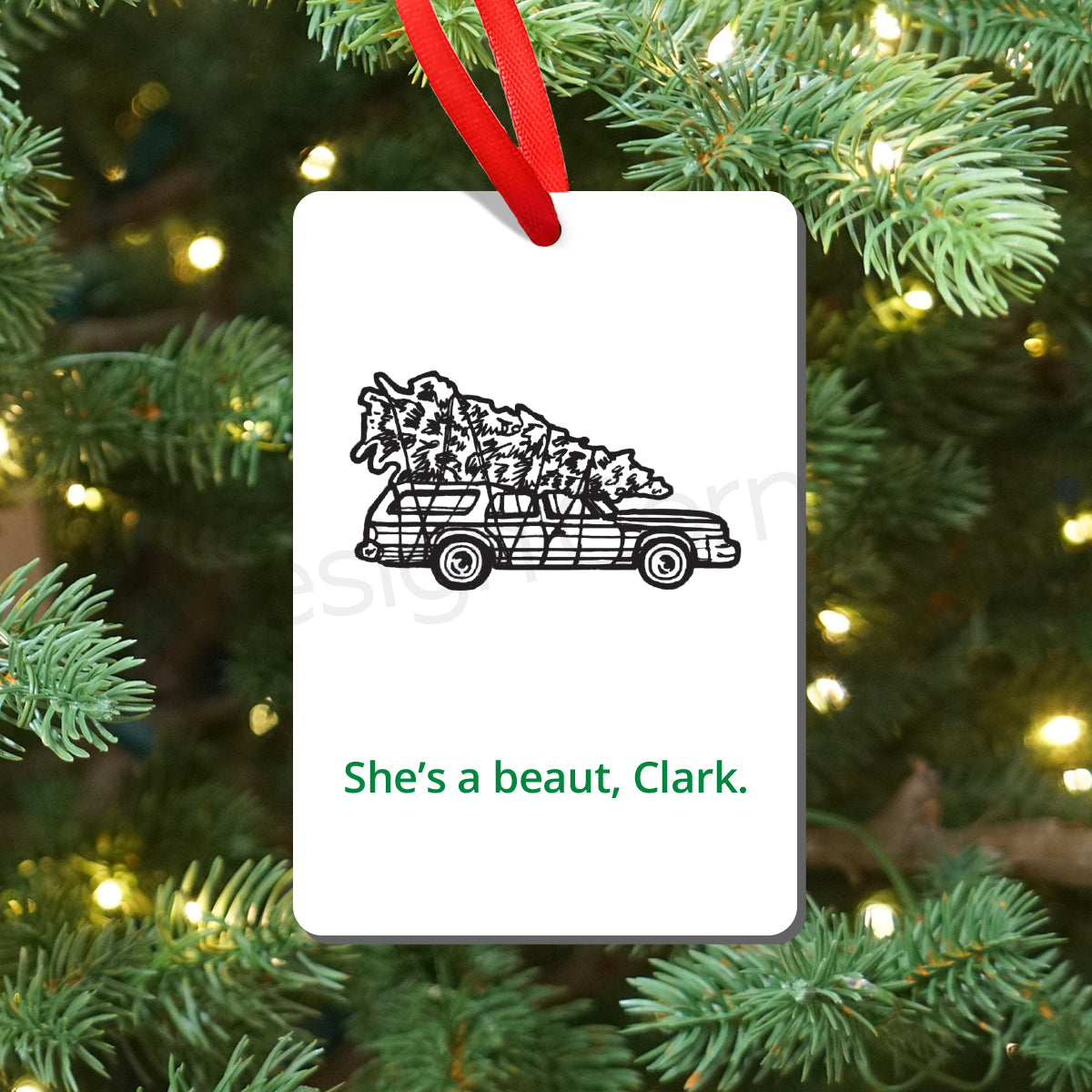 Christmas Vacation Tree Magnet and Ornament
