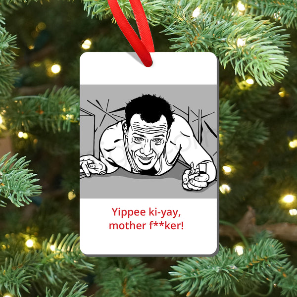 Die Hard Bruce Willis Magnet and Ornament