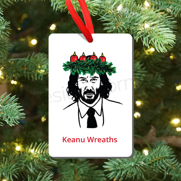 Keanu Reeves Pun Magnet and Ornament