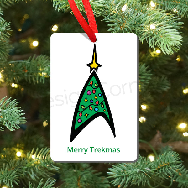 Star Trek Merry Trekmas Magnet and Ornament