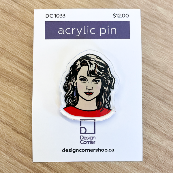 Taylor Swift Acrylic Tack Pin