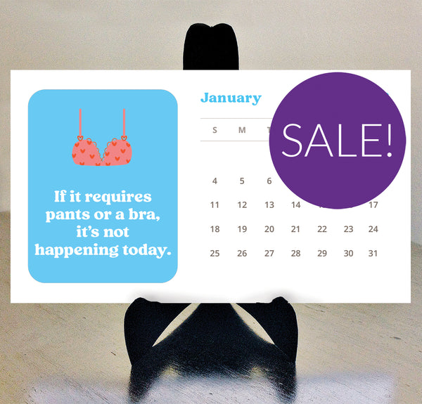 HALF PRICE SALE! Adulting 2026 desk calendar