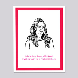 Schitts Creek Alexis Enthusiasm Birthday Card