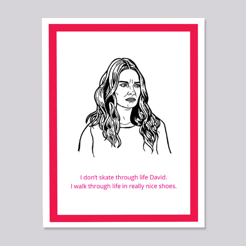 Schitts Creek Alexis Enthusiasm Birthday Card