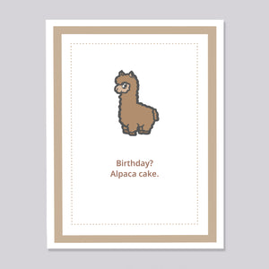 Kids Kards - Alpaca Birthday