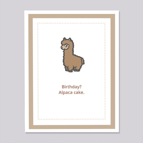 Kids Kards - Alpaca Birthday