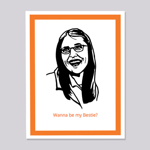 Big Bang Theory Amy Farrah Fowler Bestie Card