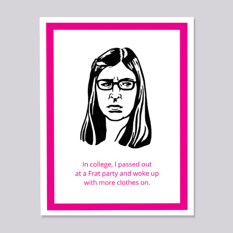 Big Bang Theory Amy College Card