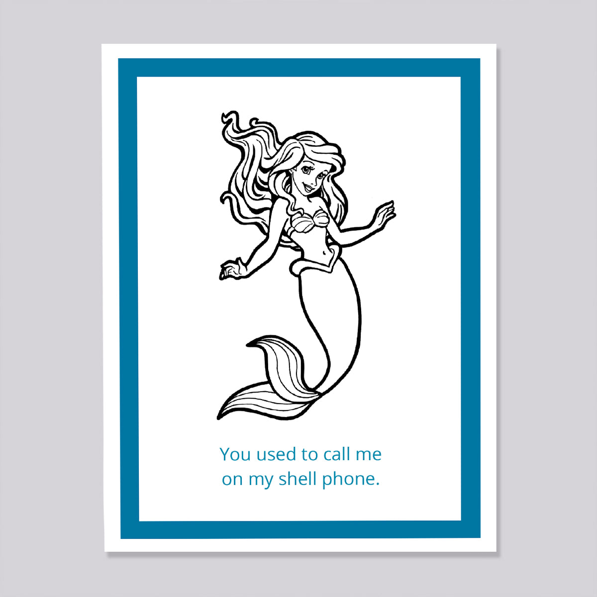 Disney Ariel Shell Phone Card