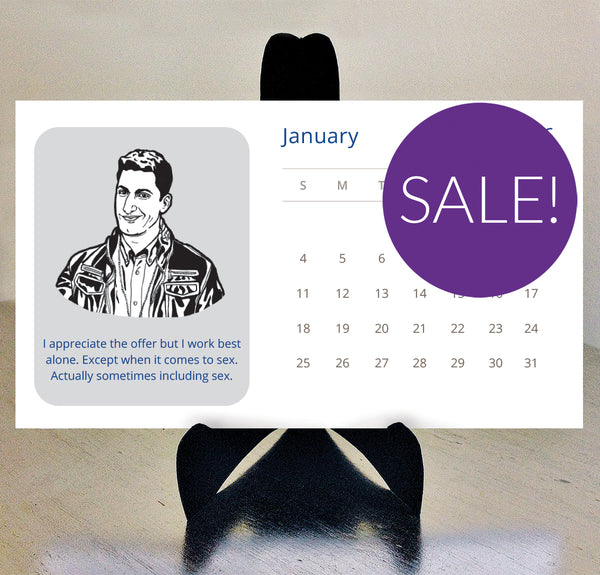 HALF PRICE SALE! Brooklyn Nine Nine 2026 Desk Calendar