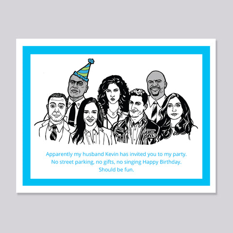 Brooklyn Nine Nine Gang Birthday Card
