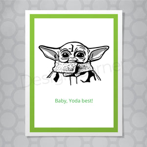 Star Wars Baby Yoda Best Card