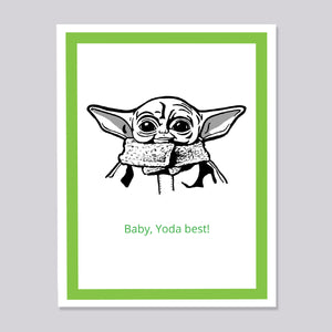 Star Wars Baby Yoda Best Card