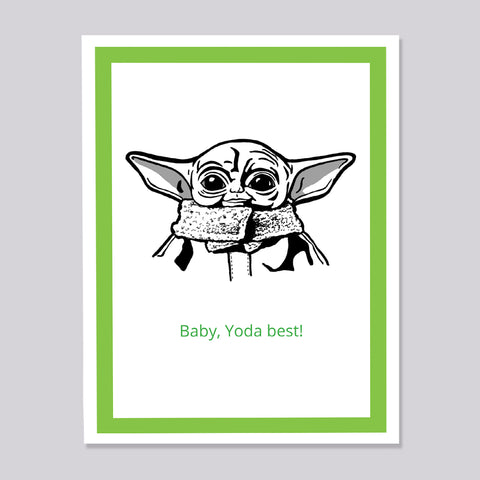 Star Wars Baby Yoda Best Card
