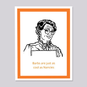 Stranger Things Barb Card