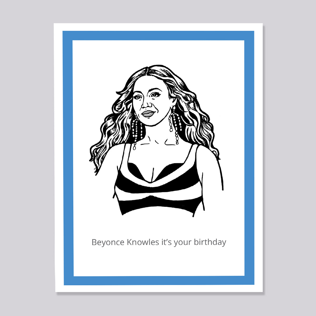 Beyonce Knowles Birthday Card