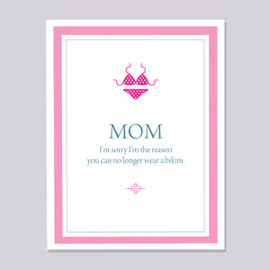 Bikini Card for Mom