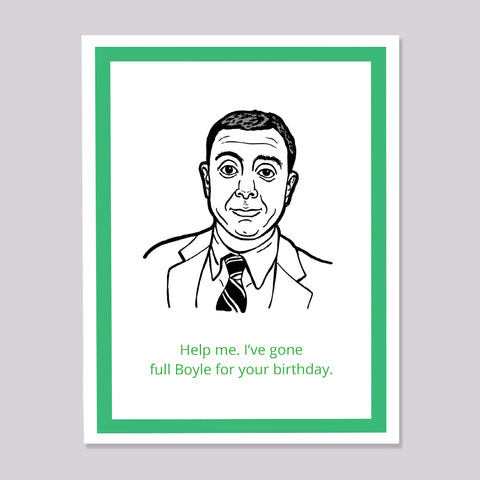 Brooklyn Nine Nine Full Boyle Card
