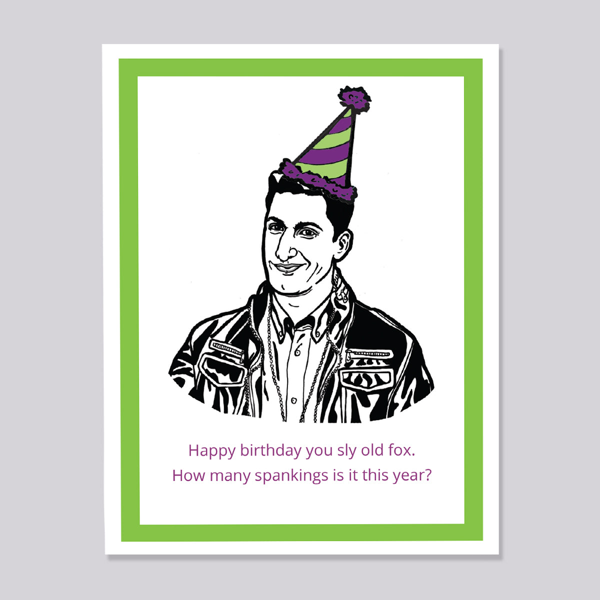 Brooklyn Nine Nine Jake Spankings Birthday Card