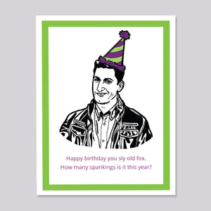 Brooklyn Nine Nine Jake Spankings Birthday Card