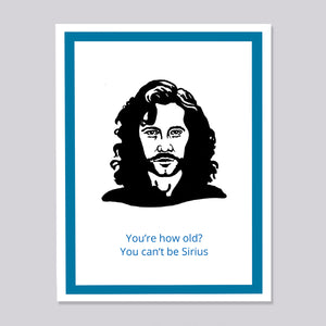 Harry Potter Sirius Black Card