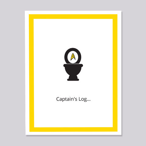 Star Trek Captain's Log Card