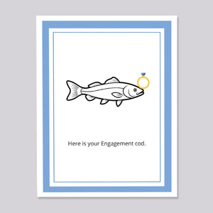 Engagement Cod funny pun card