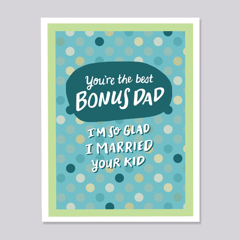 Father-in-Law Hand Lettered Card