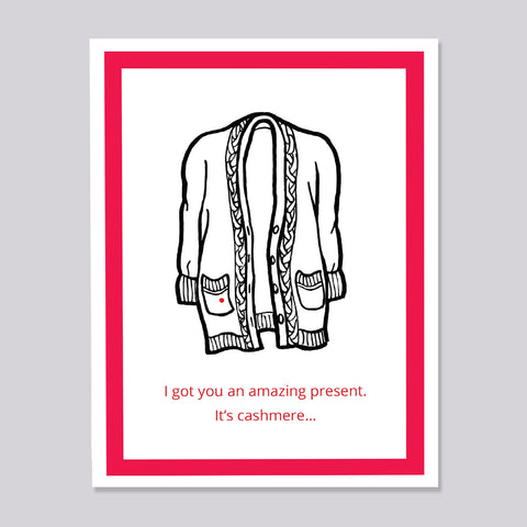Seinfeld Cashmere Sweater Card