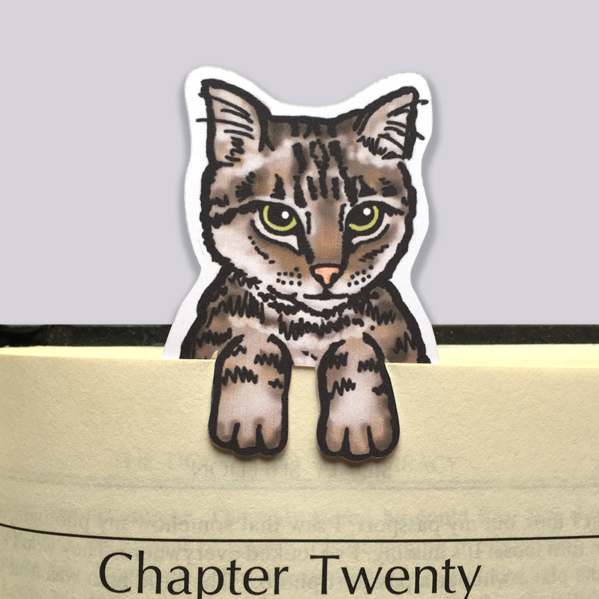 Pet Cats Die Cut Bookmark