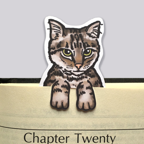 Pet Cats Die Cut Bookmark