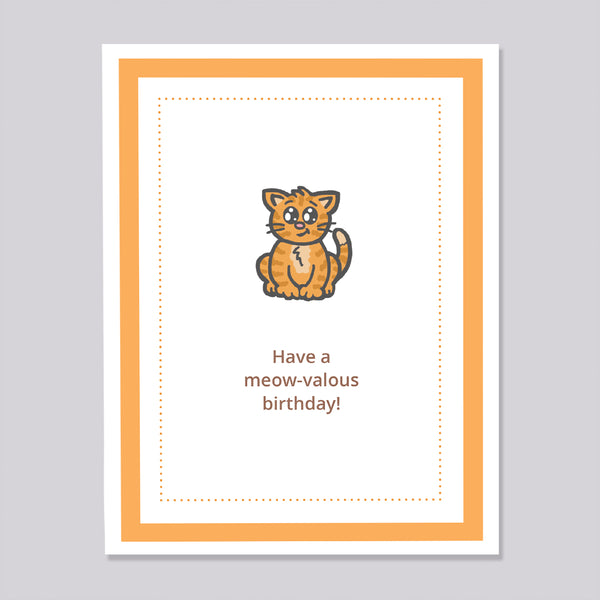 Kids Kards - Kitty Birthday Card