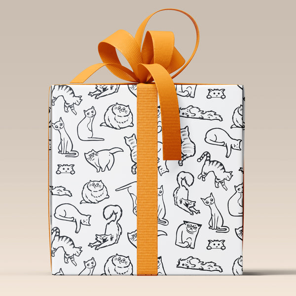 Cat Varieties Illustrated Fun Die Cut Sticker 12 Pack