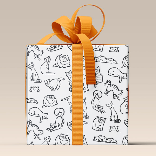 Cats Gift Wrap 24"x36" Sheet