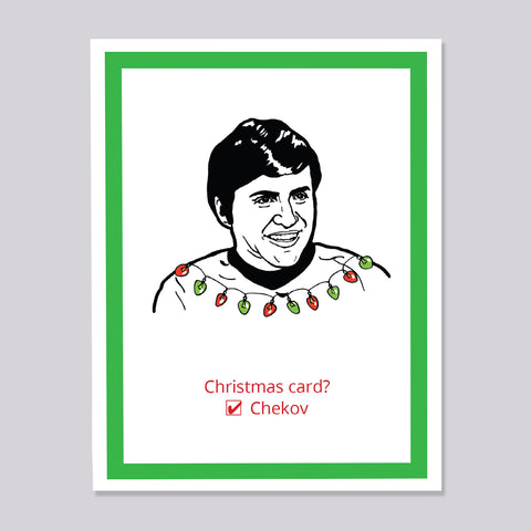 Star Trek Chekov Christmas Card