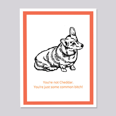 Brooklyn Nine Nine Cheddar Card