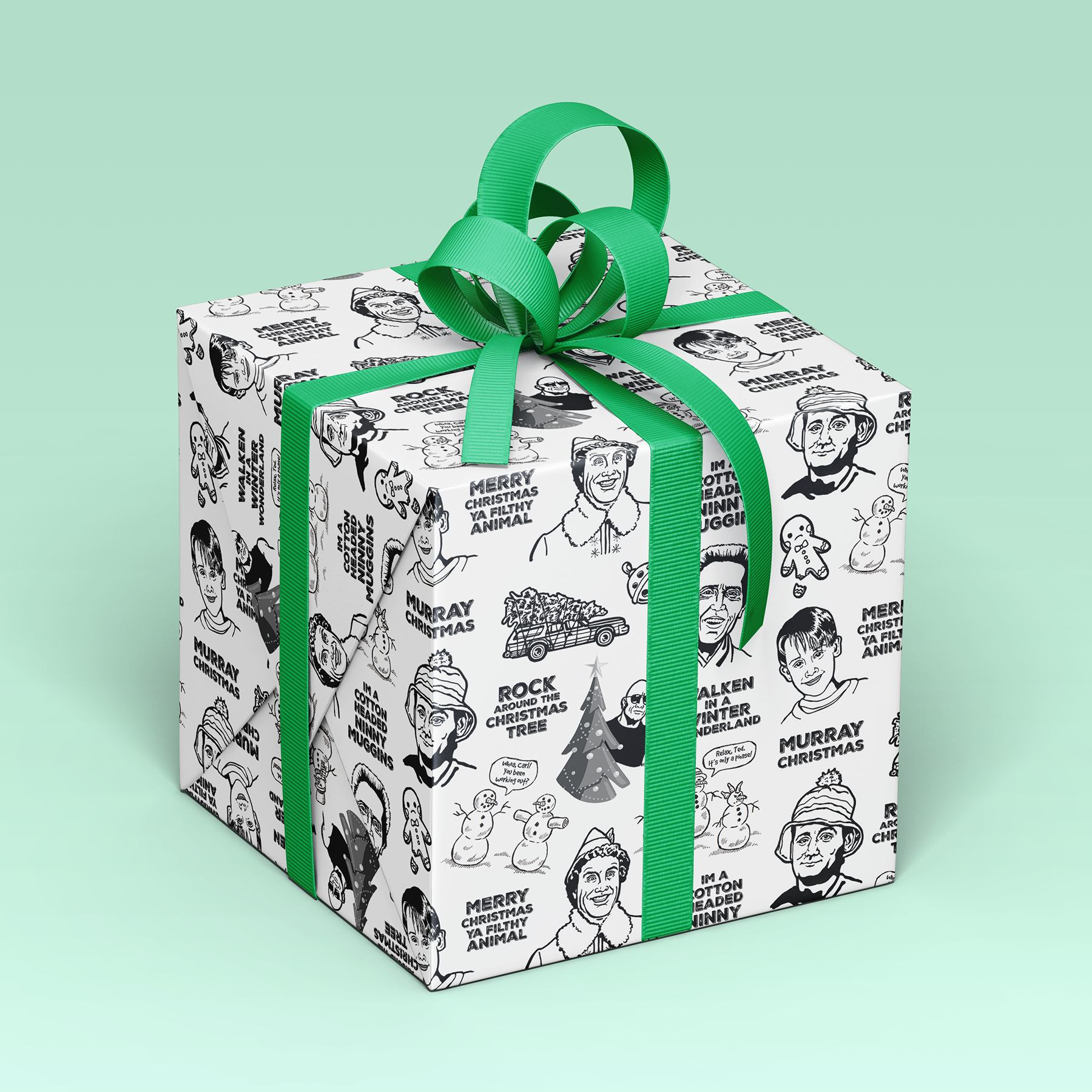Christmas Gift Wrap 24"x36" Sheet