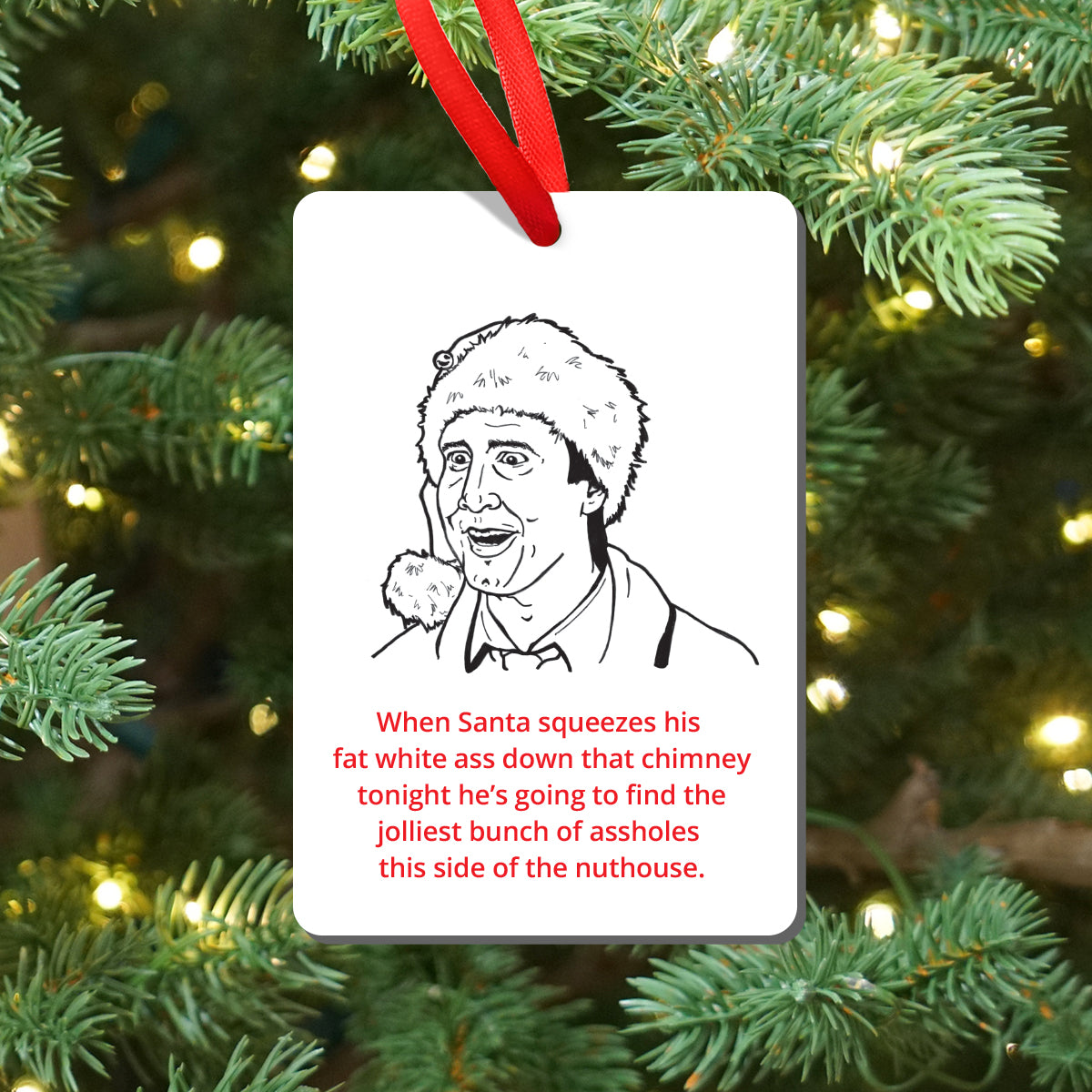 Christmas Vacation Clark Nuthouse Magnet and Ornament