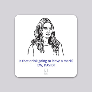 Schitts Creek Alexis Funny Wine Coaster