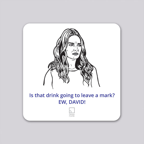 Schitts Creek Alexis Funny Wine Coaster