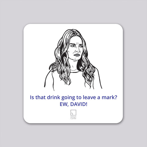Schitts Creek Alexis Funny Wine Coaster