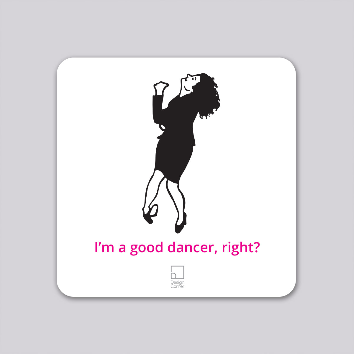 Seinfeld Elaine dancing Coaster