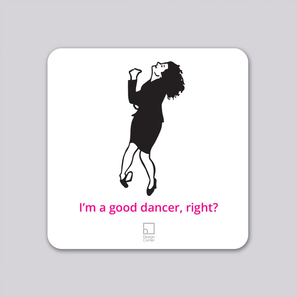 Seinfeld Elaine dancing Coaster