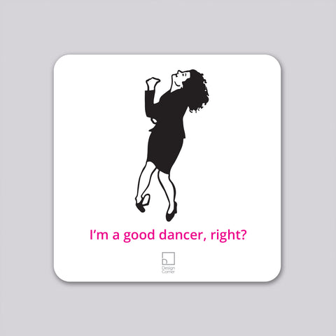 Seinfeld Elaine dancing Coaster