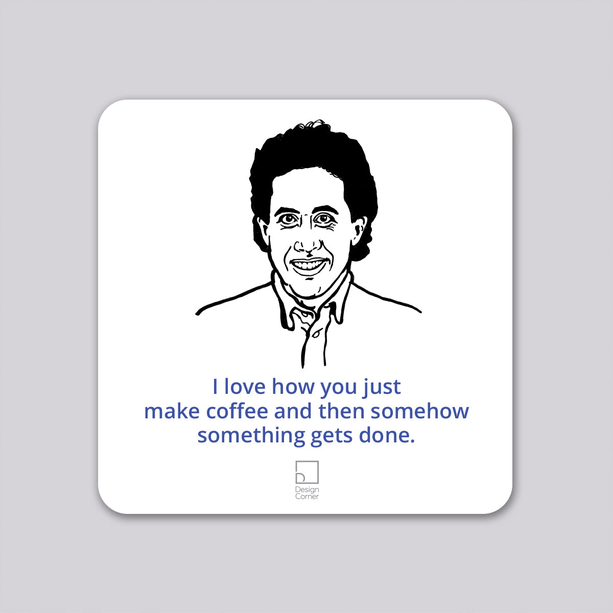 Jerry Seinfeld Coffee Coaster