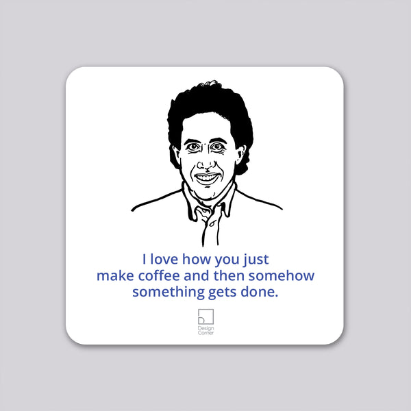 Jerry Seinfeld Coffee Coaster