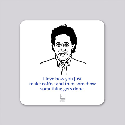 Jerry Seinfeld Coffee Coaster